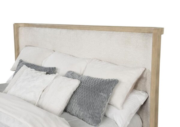 Kailani - California King Wingback Bed - Beige Oak - Image 9