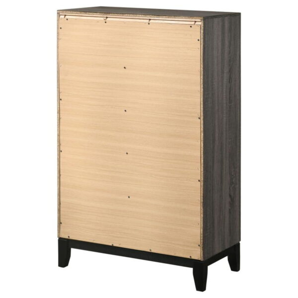 Watson - 5-Drawer Bedroom Chest - Gray Oak - Image 11