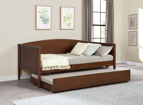 Bozeman - Wood Twin Daybed With Trundle - Medium Walnut - Image 7