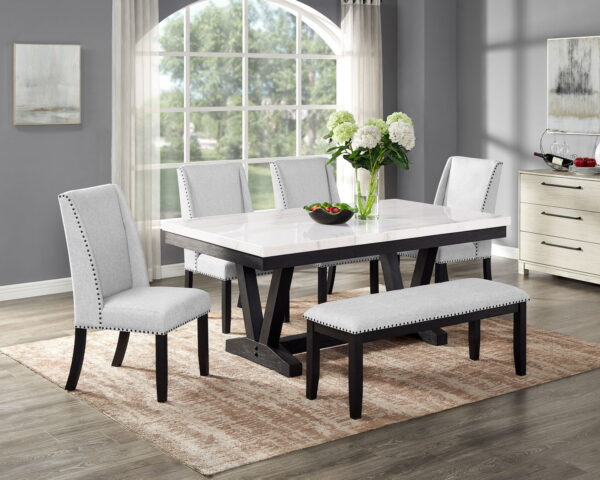 Varley - Dining Room Set With Wing Chairs - Image 3