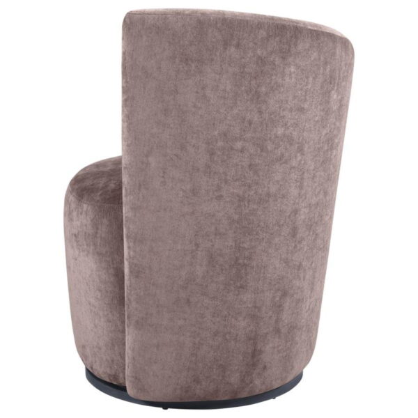 Nueva - Upholstered Swivel Chair Curved Backrest - Image 2