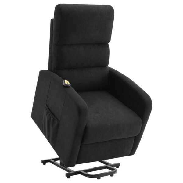 Amsdell - Upholstered Power Lift Recliner With Remote - Black - Image 11