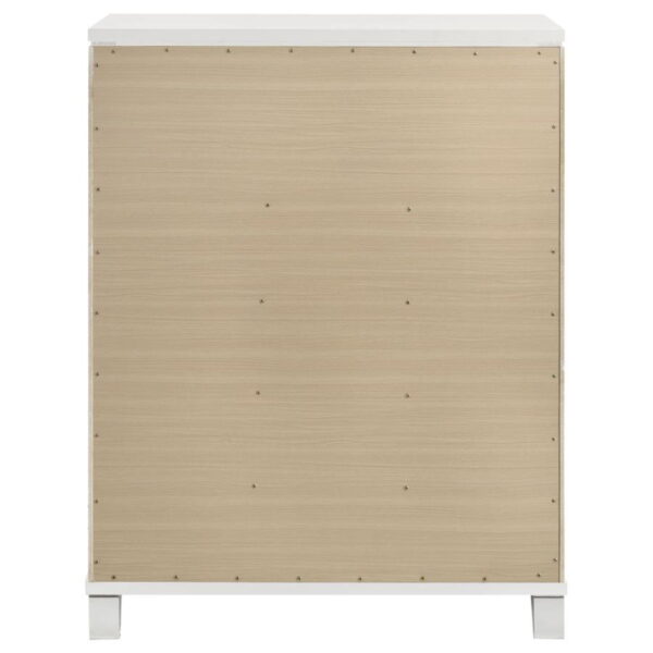 Marmore - 5-Drawer Bedroom Chest Of Drawers - White - Image 12