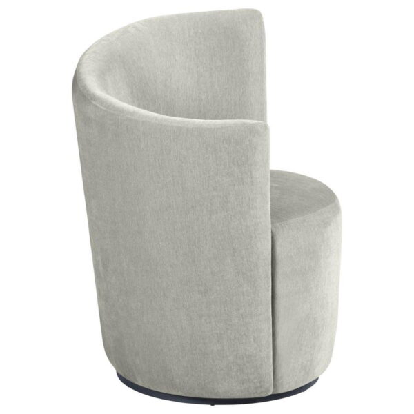 Nueva - Upholstered Swivel Chair Curved Backrest - Image 10