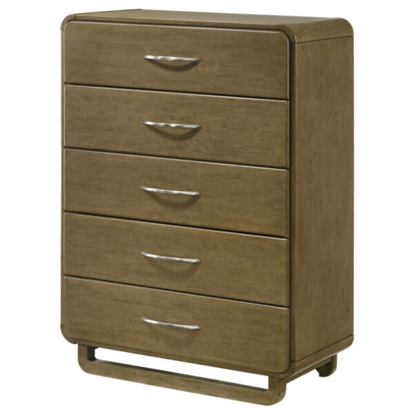 Amsbury - 5-Drawer Chest Of Drawers - Nutmeg - Image 8