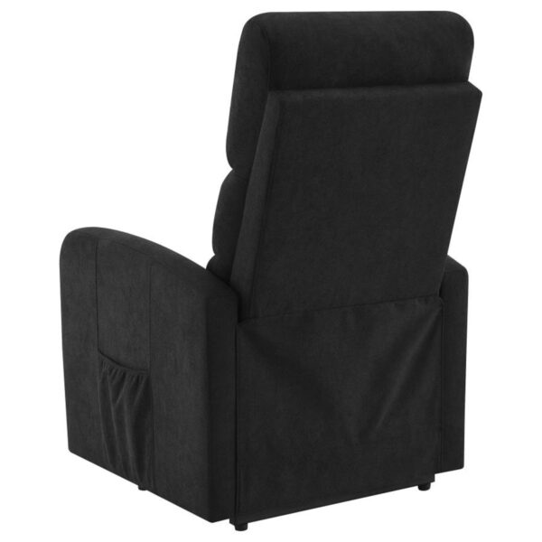 Amsdell - Upholstered Power Lift Recliner With Remote - Black - Image 12