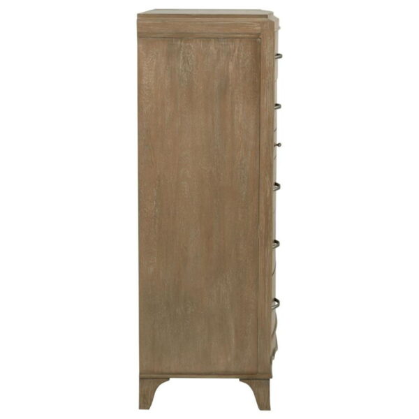 Revello - 6-Drawer Bedroom Chest Of Drawers - Washed Mango - Image 6