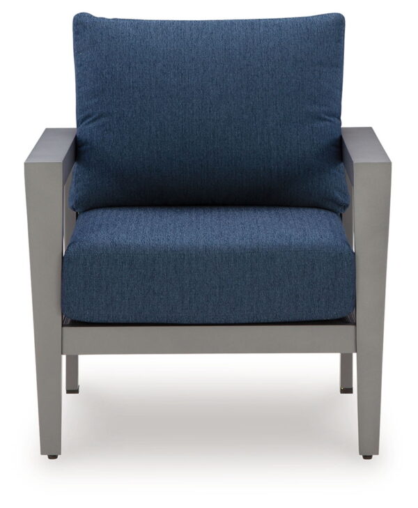 Gali - Gray / Blue - Sofa / Chairs / Table Set (Set of 4) - Image 6