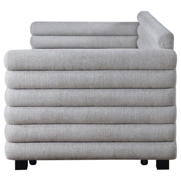 Patricia - Boucle Upholstered Day Bed With Trundle - Image 10