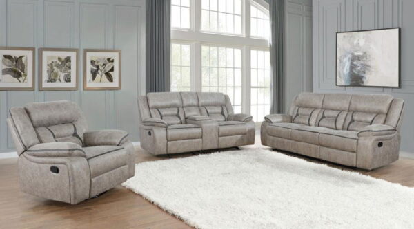 Greer - Upholstered Swivel Glider Recliner Chair - Image 3