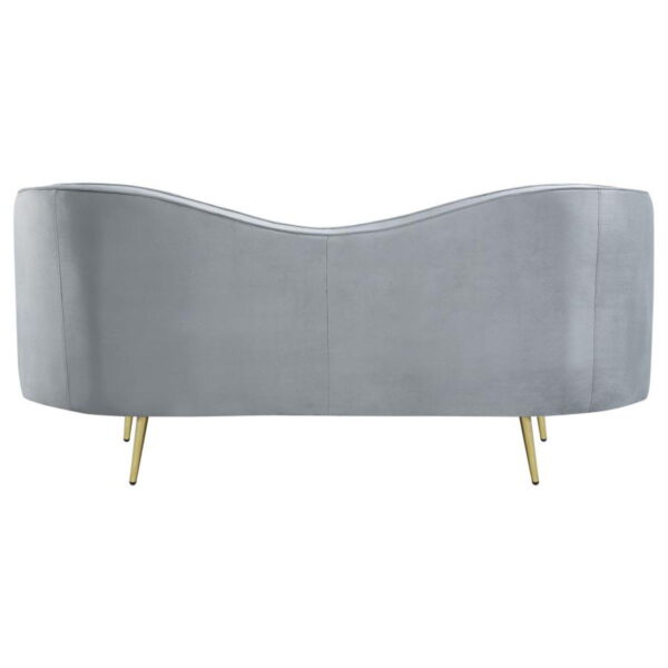 Sophia - Upholstered Channel Tufted Loveseat - Image 7