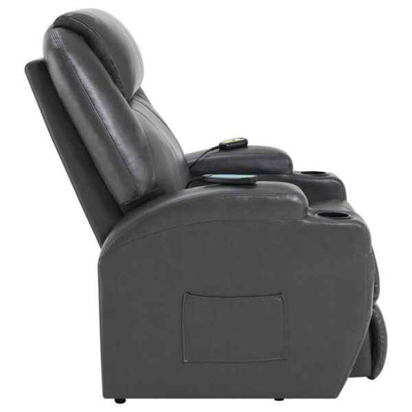 Sanger - Upholstered Power Lift Massage Recliner - Image 24