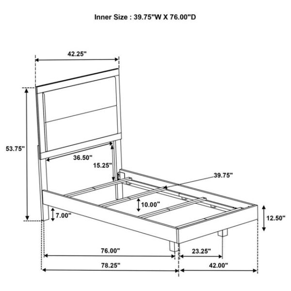 Trenton - Wood Panel Bed - Image 15