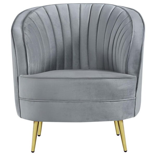 Sophia - Upholstered Channel Tufted Sofa Set - Image 27