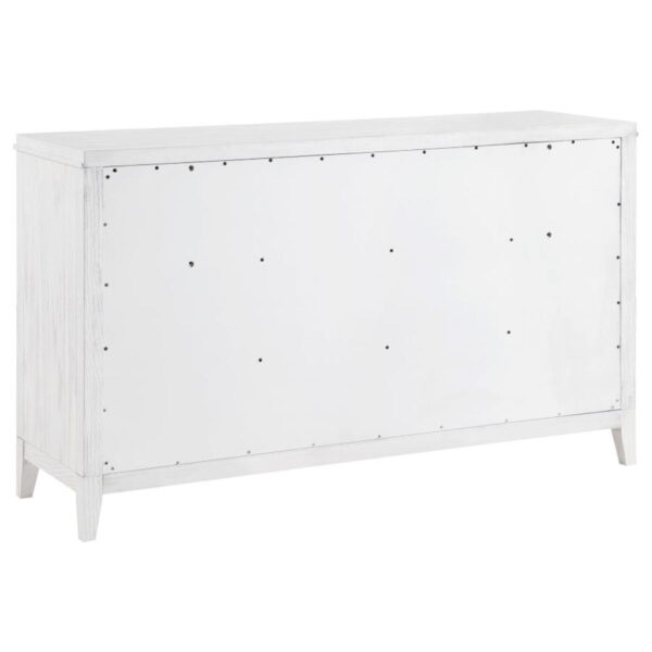 Marielle - 6-Drawer Bedroom Dresser - Distressed White - Image 9