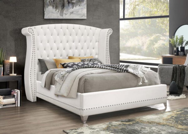 Barzini - Upholstered Wingback Bed - Image 22