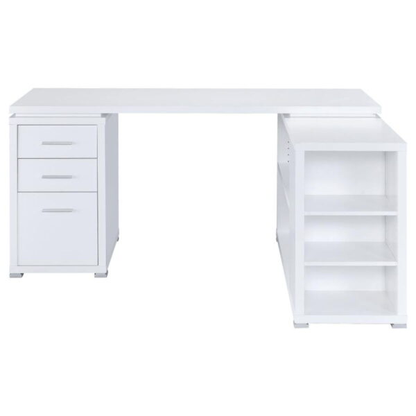 Yvette - 3-Drawer L-Shape Computer Desk - Image 40