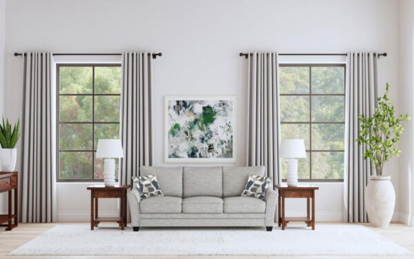 Tomkins - Boucle Upholstered Sofa - Light Gray - Image 12