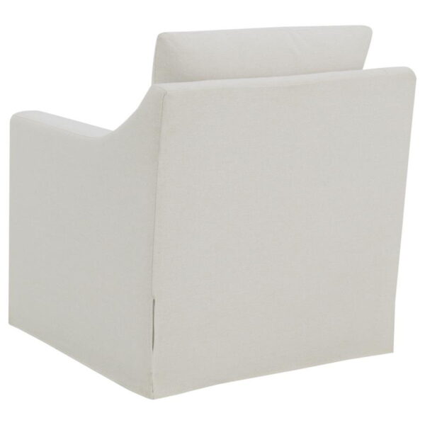 Winter - Upholstered Sloped Arm Accent Swivel Chair - Image 4
