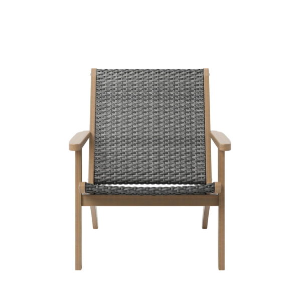 Radius - 3 Piece Outdoor (2 Chairs & End Table) - Gray - Image 4