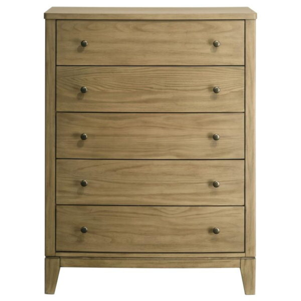 Granada - 5-Drawer Bedroom Chest Of Drawers - Natural Pine - Image 3