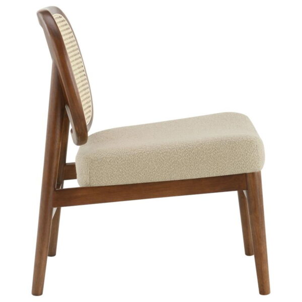 Rayo - Rattan Cane Back Accent Chair With Padded Seat - Image 3