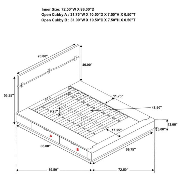 Winslow - Wood Storage Panel Bed - Image 4