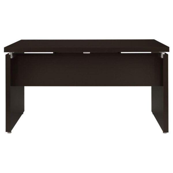 Skylar - Computer Desk With Keyboard Drawer - Cappuccino - Image 13