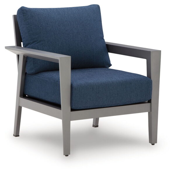 Gali - Gray / Blue - Sofa / Chairs / Table Set (Set of 4) - Image 8