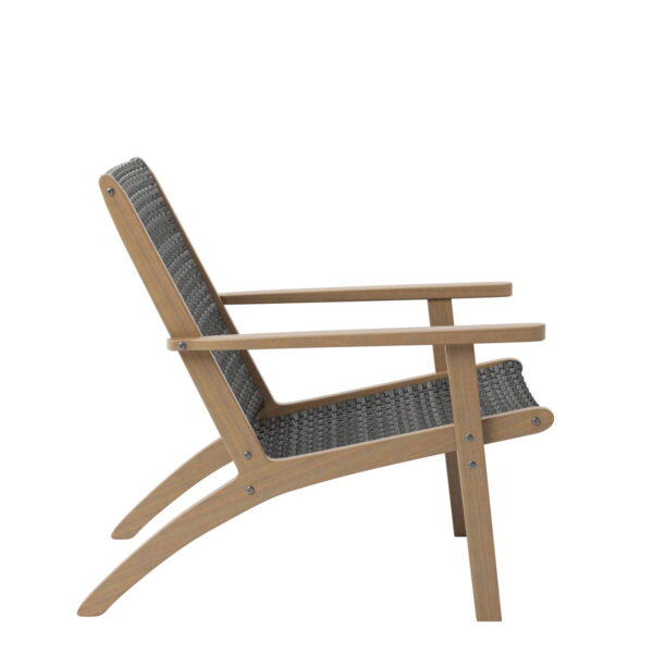 Radius - 3 Piece Outdoor (2 Chairs & End Table) - Gray - Image 5