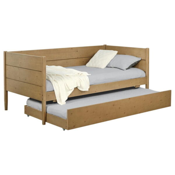 Calinda - Wood Twin Daybed With Trundle - Natural - Image 2