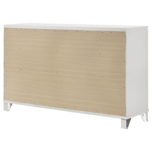 Marmore - 9-Drawer Dresser Cabinet - White - Image 13