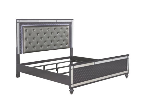 Refino - Bedroom Set - Gunmetal - Image 2
