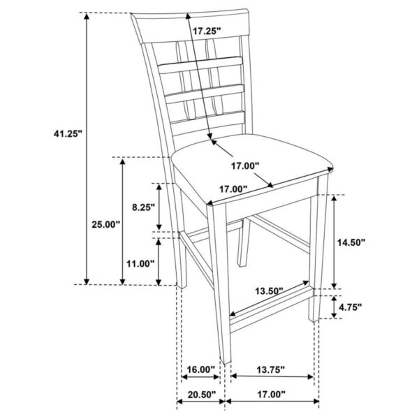 Gabriel - Square Counter Dining Room Set - Image 30