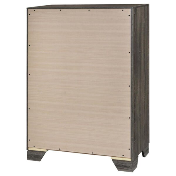 Wright - 4-Drawer Chest Of Drawers - Brown Oak - Image 6