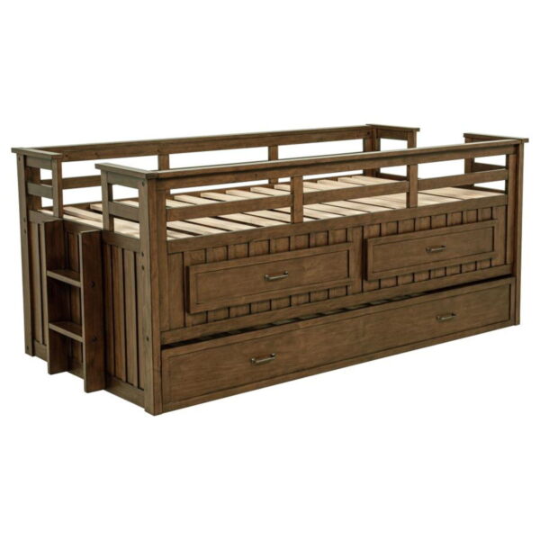 Carlsbad - Wood Captains Bed With Trundle - Image 13