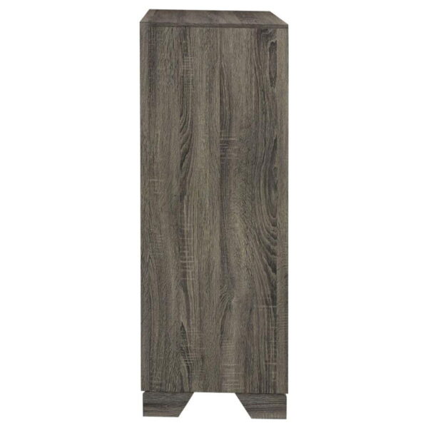 Wright - 4-Drawer Chest Of Drawers - Brown Oak - Image 4