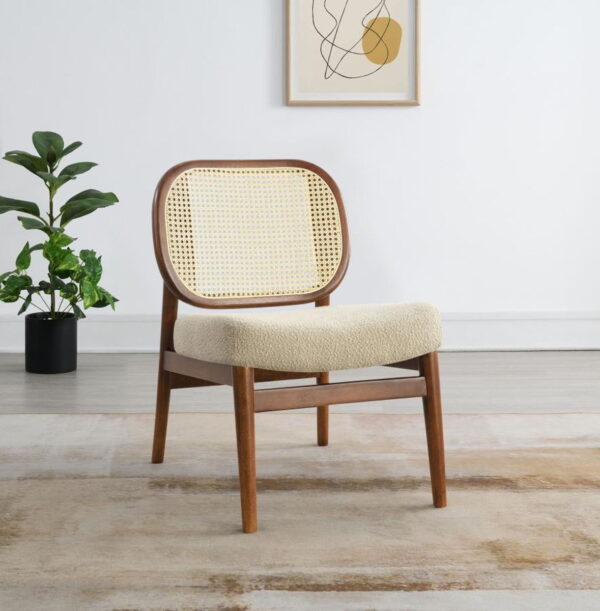 Rayo - Rattan Cane Back Accent Chair With Padded Seat - Image 14
