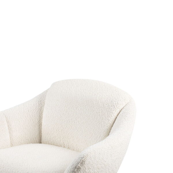 Fleming - Boucle Swivel Lounge Chair - Image 15
