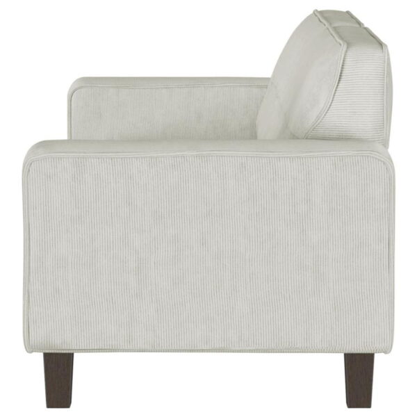Deerhurst - Upholstered Track Arm Tufted Sofa - Greige - Image 12
