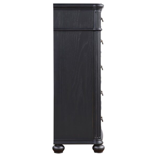 Celina - 5-Drawer Bedroom Chest - Black - Image 11