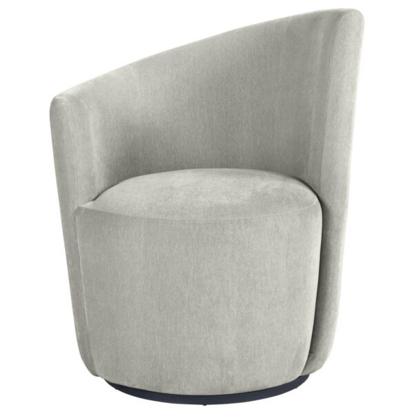Nueva - Upholstered Swivel Chair Curved Backrest - Image 13