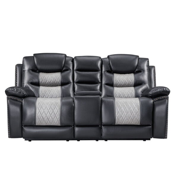 Nikko - Console Loveseat With Dual Recliners - Image 26