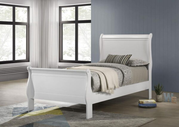 Louis Philippe - Sleigh Panel Bed - Image 17
