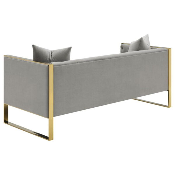 Eastbrook - Velvet Upholstered Tufted Sofa Set - Image 22