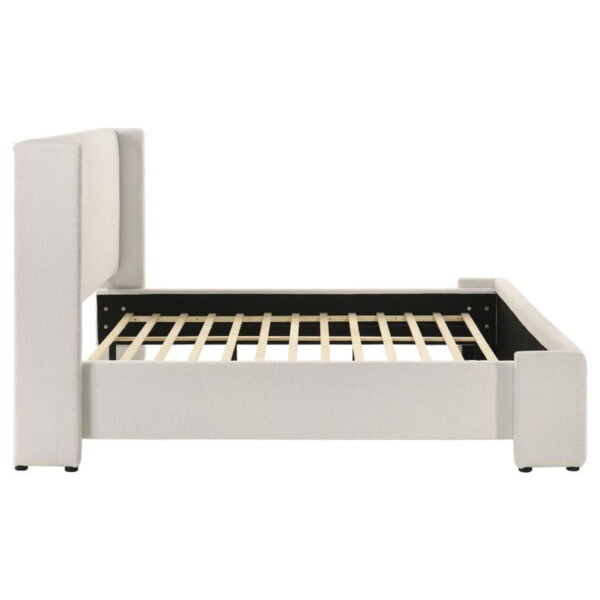 Alamosa - Boucle Upholstered Wingback Bed - Image 6