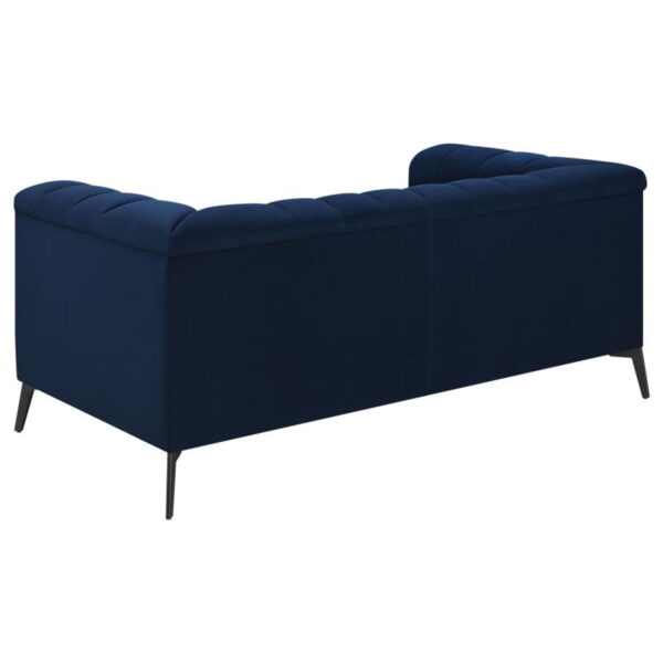 Chalet - Upholstered Tuxedo Arm Tufted Sofa Set - Image 4