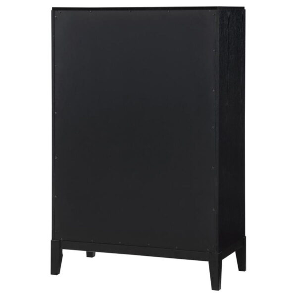 Brookmead - 5-Drawer Bedroom Chest - Black - Image 2