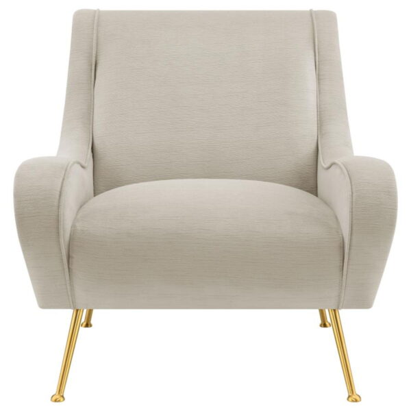 Ricci - Upholstered Saddle Arm Accent Chair - Image 11