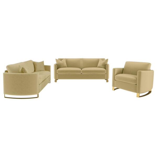 Corliss - Upholstered Arched Arm Sofa Set - Image 29